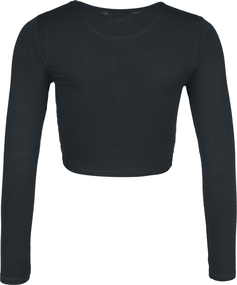 T-shirt manches longues  de Coven United - T-Shirt Chat - L à XL - pour Femme - noir - Coven United - View 2