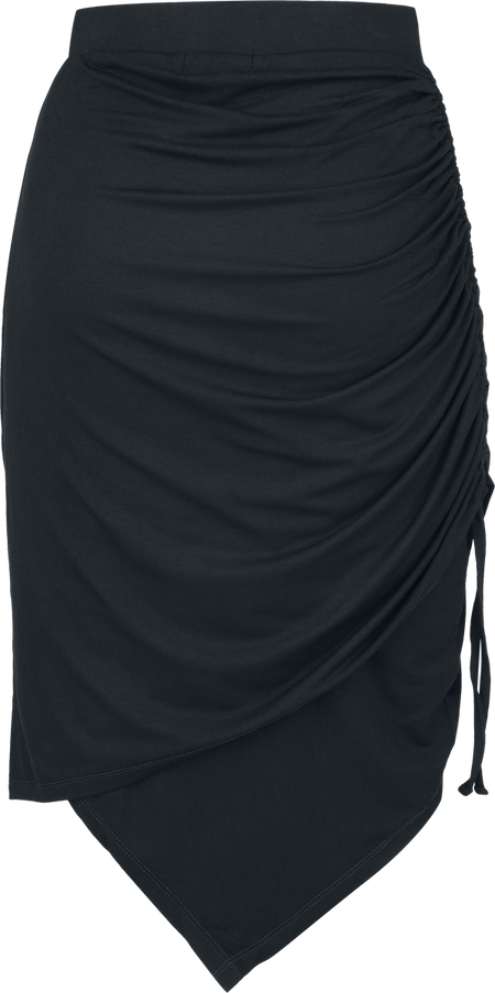 Jupe mi-longue Gothic de Coven United - Alice Midi Skirt - XS à S - pour Femme - noir - Coven United - View 2