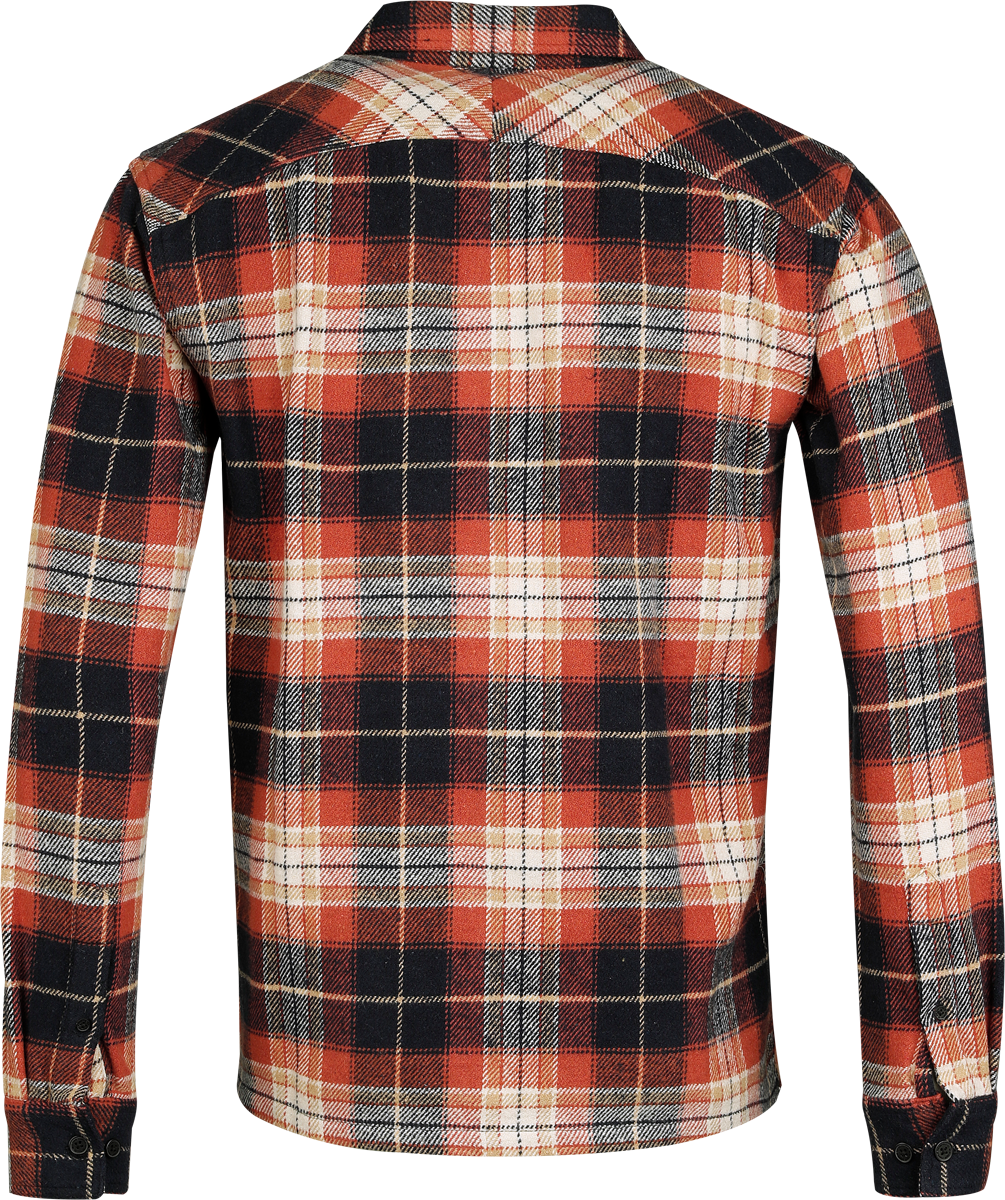 Chemise manches longues  de West Coast Choppers - WCC RIGID FLANEL - Orange & Noir - S à 4XL - pour Homme - multicolore - West Coast Choppers - View 2