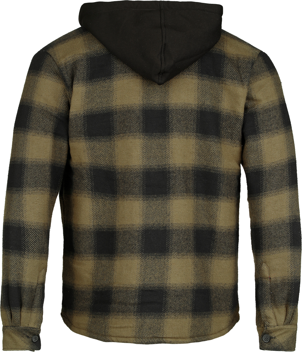 Veste mi-saison  de West Coast Choppers - WCC HELL BENT - Veste Flanelle Olive & Noire - M à 3XL - pour Homme - olive/noir - West Coast Choppers - View 2