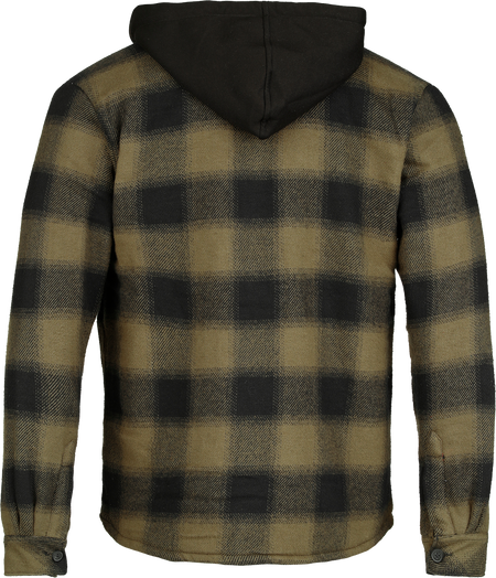 Veste mi-saison  de West Coast Choppers - WCC HELL BENT - Veste Flanelle Olive & Noire - M à 3XL - pour Homme - olive/noir - West Coast Choppers - View 2