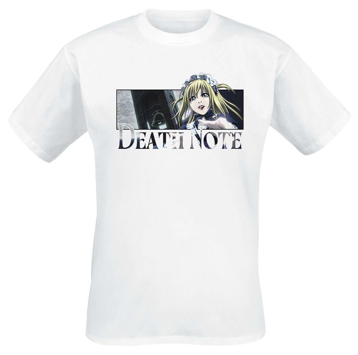 T-Shirt Manches courtes  de Death Note - Misa - L à XXL - pour Homme - blanc - Death Note
