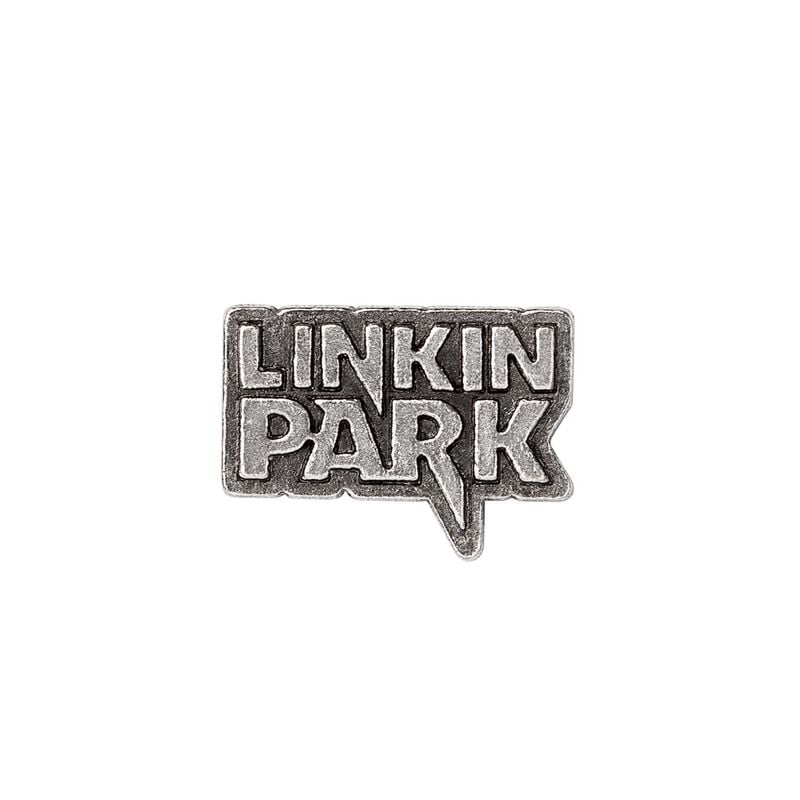 Pin's  de Linkin Park - Logo - pour Indifférent - couleur argent - Linkin Park