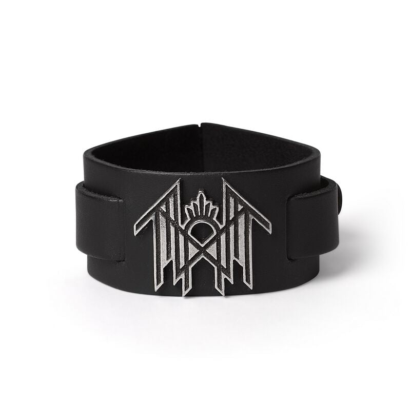 Bracelet en cuir  de Sleep Token - Logo - pour Homme - noir - Sleep Token