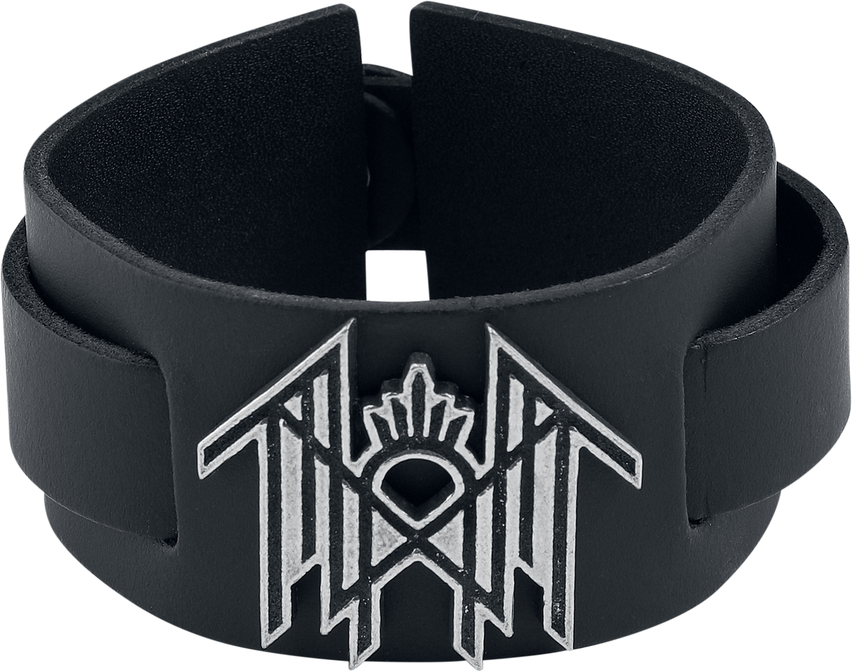 Bracelet en cuir  de Sleep Token - Logo - pour Homme - noir - Sleep Token - View 2