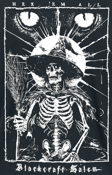 T-Shirt Manches courtes Gothic de Blackcraft Cult - Hex 'Em All - T-shirt - M à XXL - pour Homme - noir - Blackcraft Cult - View 2