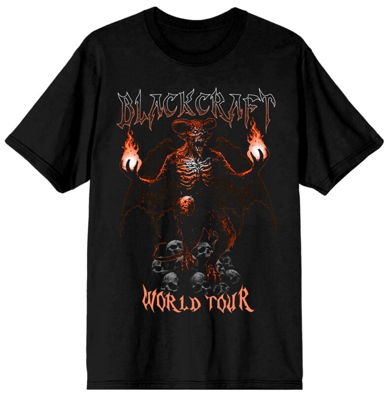 T-Shirt Manches courtes Gothic de Blackcraft Cult - Sold Out World Tour FB Boxy Pigment - T-Shirt - M à 4XL - pour Homme - noir - Blackcraft Cult