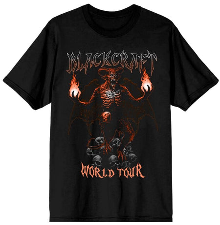 T-Shirt Manches courtes Gothic de Blackcraft Cult - Sold Out World Tour FB Boxy Pigment - T-Shirt - M à 4XL - pour Homme - noir - Blackcraft Cult
