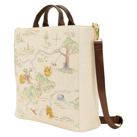 Sac en tissu Disney de Winnie L'Ourson - Loungefly - Hundred Acre Wood - pour Unisexe - multicolore - Winnie L'Ourson
