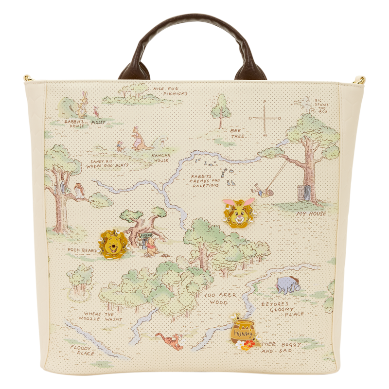 Sac en tissu Disney de Winnie L'Ourson - Loungefly - Hundred Acre Wood - pour Unisexe - multicolore - Winnie L'Ourson - View 2