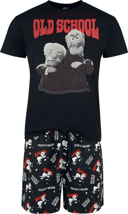Pyjama  de Le Muppet Show - Old School - M à XXL - pour Homme - noir - Le Muppet Show