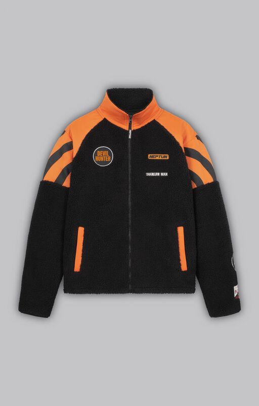 Veste mi-saison  de Chainsaw Man - Racing Jacket - S à XL - pour Homme - noir/orange - Chainsaw Man