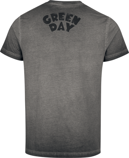 T-Shirt Manches courtes  de Green Day - Sketched Man - S à 4XL - pour Homme - gris - green day - View 2
