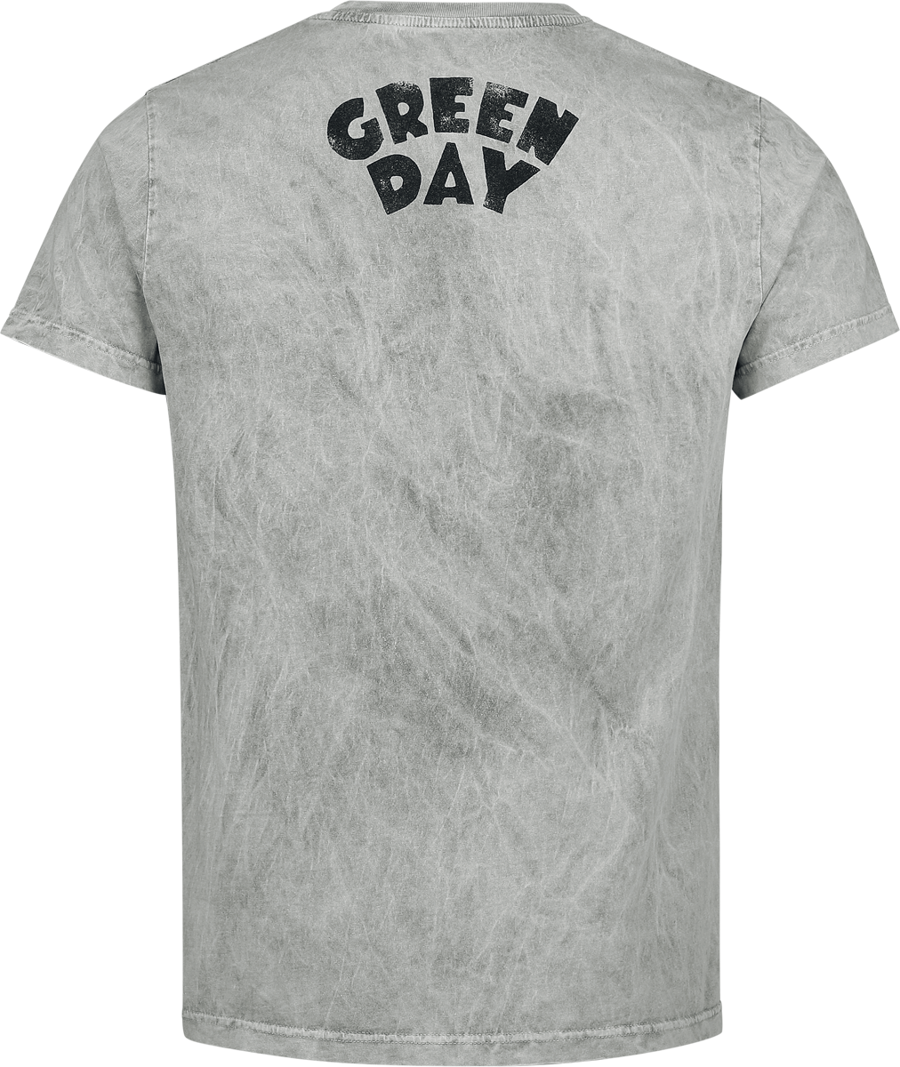 T-Shirt Manches courtes  de Green Day - Sketched Man - S à 4XL - pour Homme - gris - green day - View 2