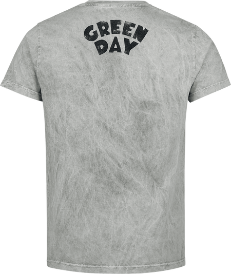 T-Shirt Manches courtes  de Green Day - Sketched Man - S à 4XL - pour Homme - gris - green day - View 2