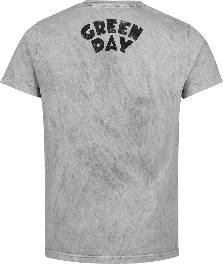T-Shirt Manches courtes  de Green Day - Sketched Man - S à 4XL - pour Homme - gris - green day - View 2