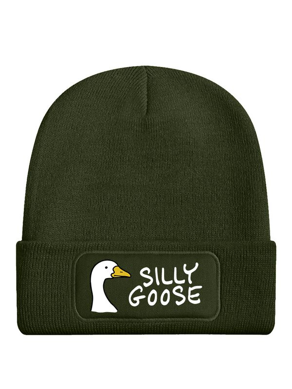 Bonnet Fun de Tierisch - Silly Goose - pour Unisexe - olive - Tierisch