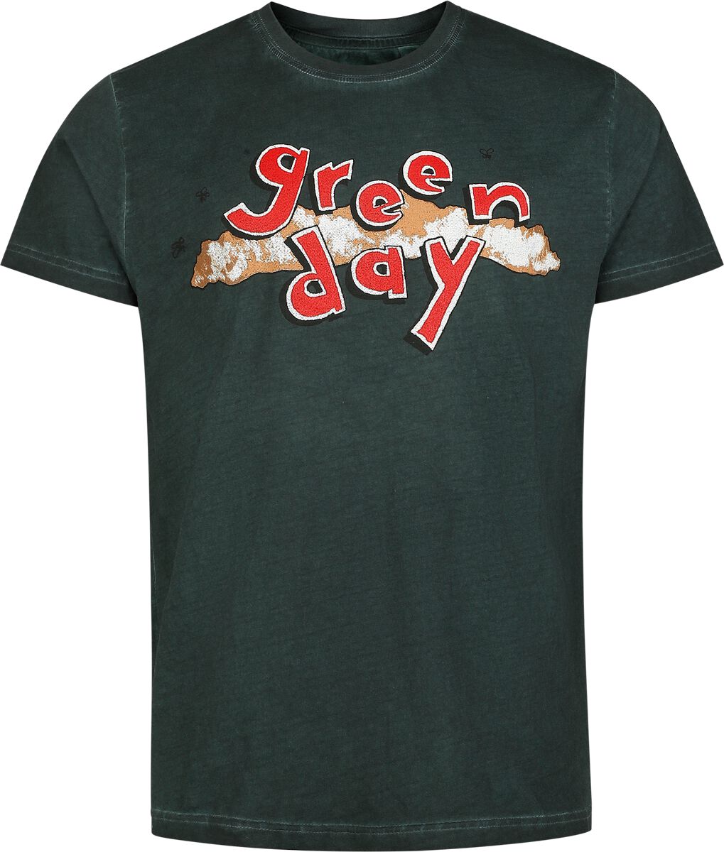 T-Shirt Manches courtes  de Green Day - Dookie - S à 4XL - pour Homme - vert - green day