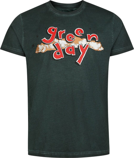 T-Shirt Manches courtes  de Green Day - Dookie - S à 4XL - pour Homme - vert - green day