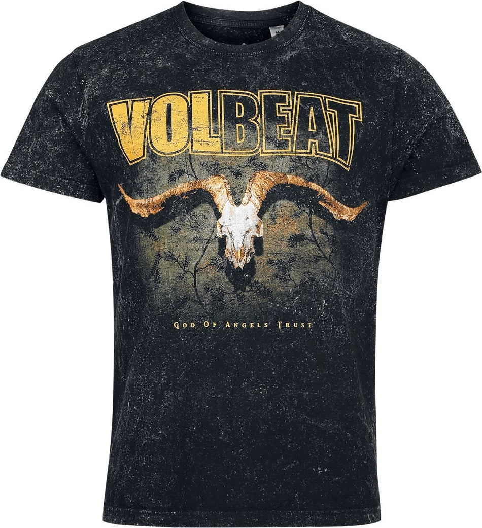 T-Shirt Manches courtes  de Volbeat - Goat Skullwall - S à 4XL - pour Homme - gris - Volbeat