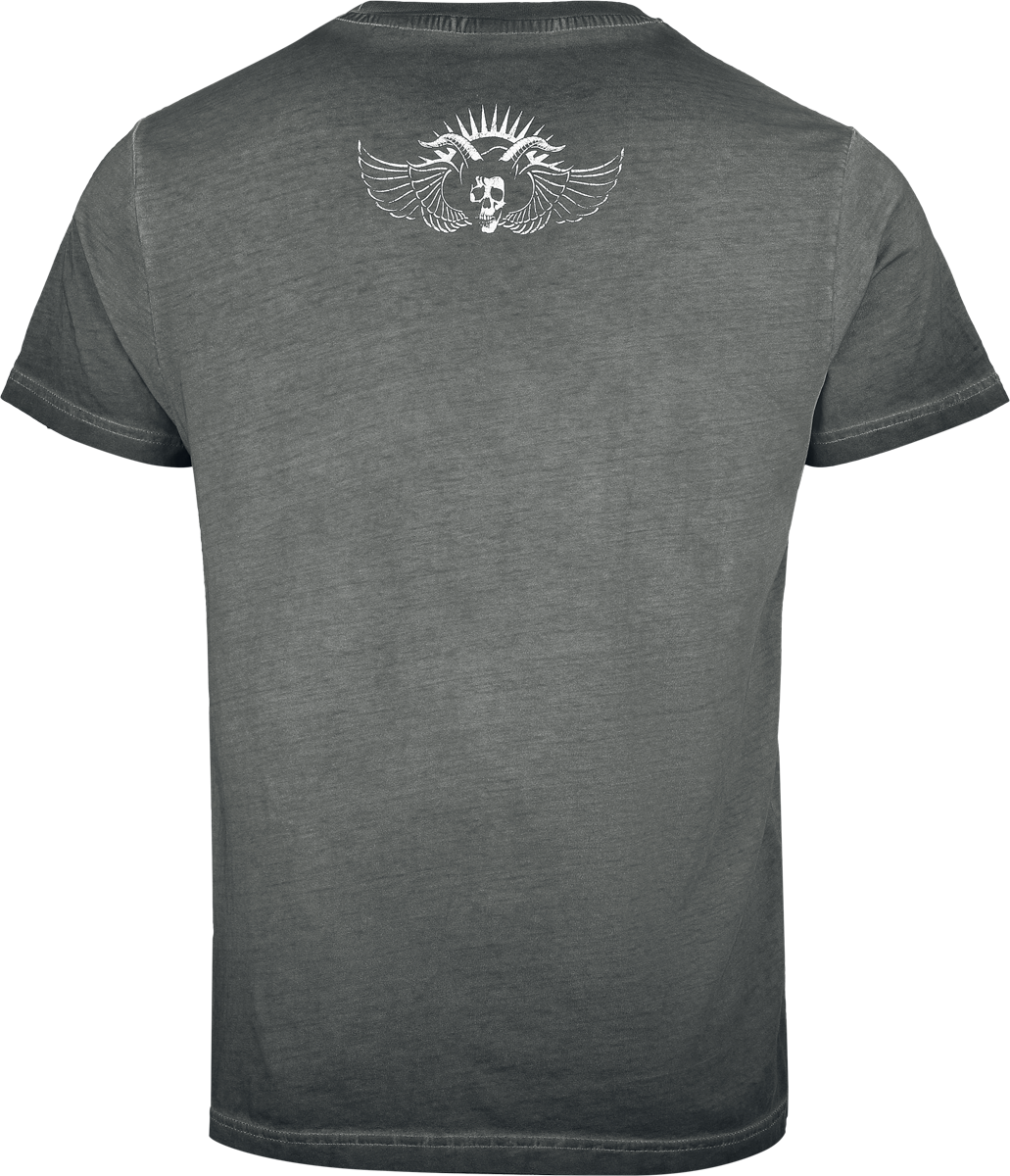 T-Shirt Manches courtes  de Volbeat - Logo - S à 4XL - pour Homme - gris - Volbeat - View 2
