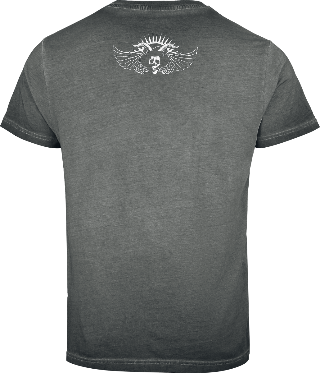 T-Shirt Manches courtes  de Volbeat - Logo - S à 4XL - pour Homme - gris - Volbeat - View 2