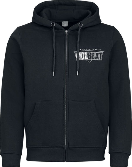 Sweat-shirt zippé à capuche  de Volbeat - Goat Blocks - S à XXL - pour Homme - noir - Volbeat
