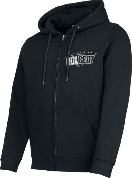 Sweat-shirt zippé à capuche  de Volbeat - Goat Blocks - S à XXL - pour Homme - noir - Volbeat - View 2