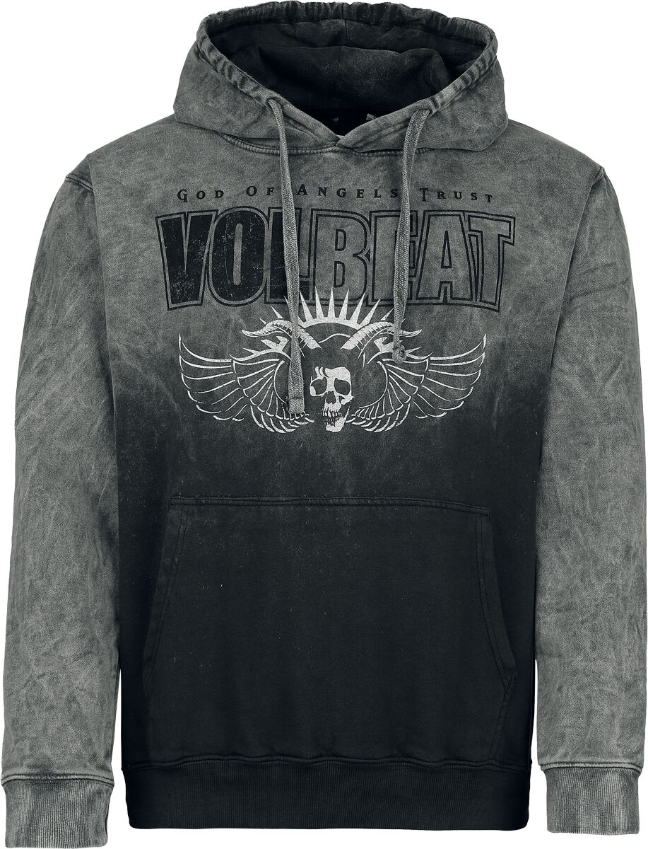 Sweat-shirt à capuche  de Volbeat - Logo - S à XXL - pour Homme - gris - Volbeat