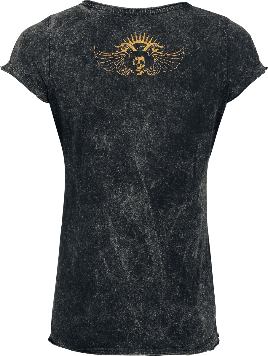 T-Shirt Manches courtes  de Volbeat - Goat Entrance - S à 4XL - pour Femme - gris - Volbeat - View 2
