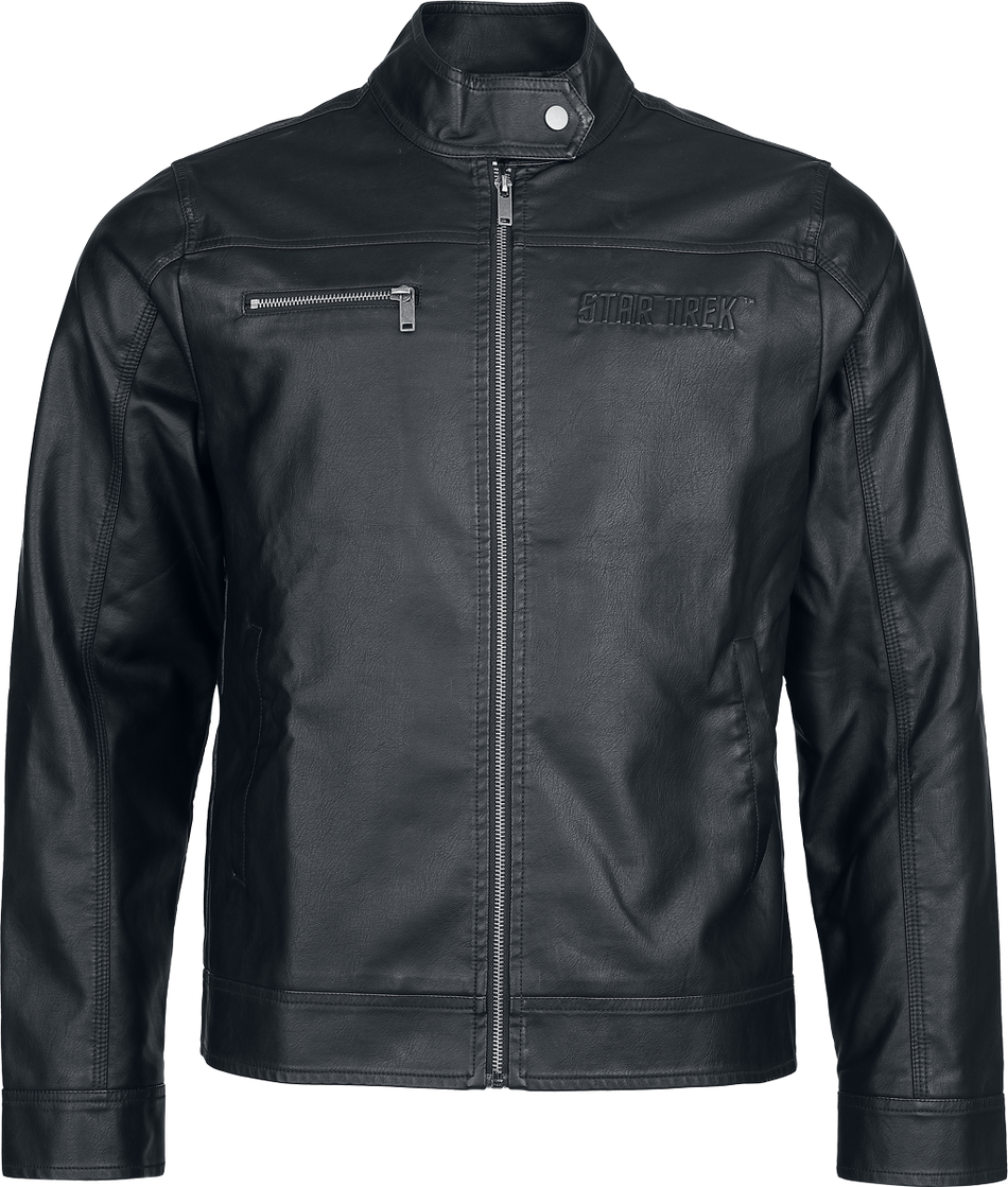 Veste en imitation cuir  de Star Trek - S à XXL - pour Homme - noir - Star Trek - View 2