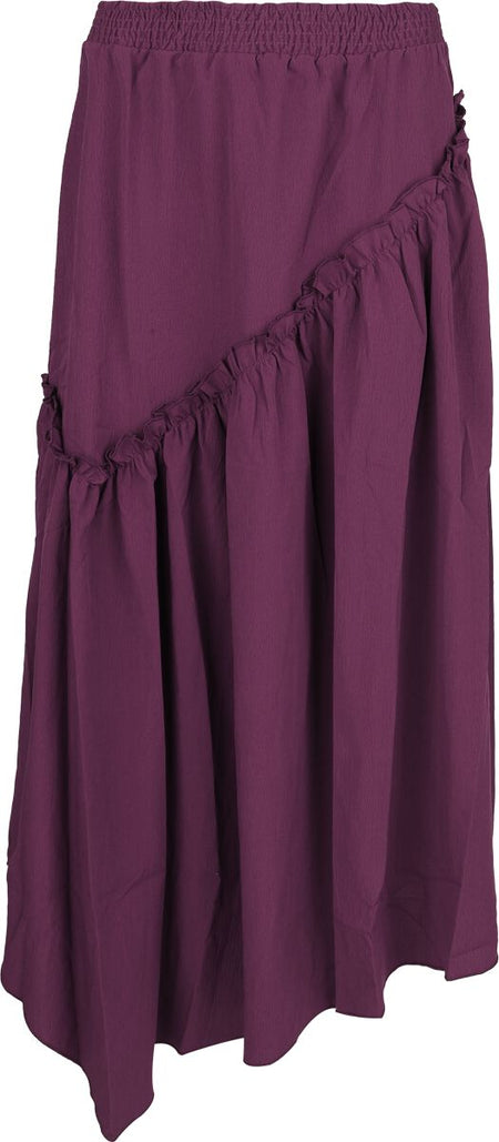Jupe mi-longue Gothic de Killstar - Withered Garden - Wild Petal - Jupe Longue - XS à 4XL - pour Femme - violet - Killstar