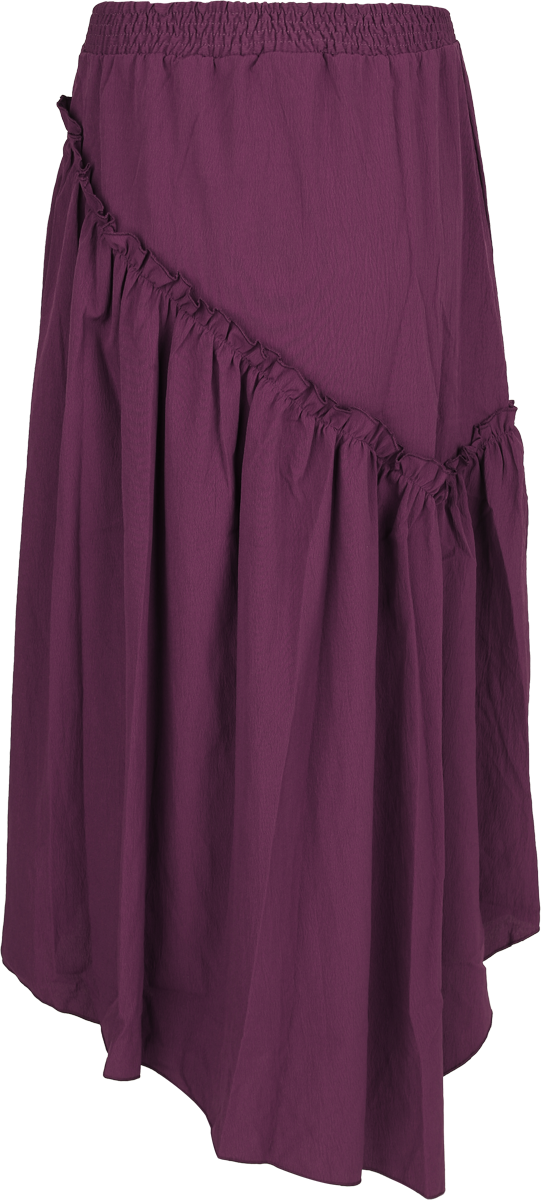 Jupe mi-longue Gothic de Killstar - Withered Garden - Wild Petal - Jupe Longue - XS à 4XL - pour Femme - violet - Killstar - View 2