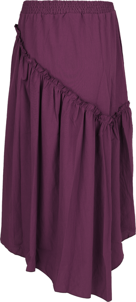 Jupe mi-longue Gothic de Killstar - Withered Garden - Wild Petal - Jupe Longue - XS à 4XL - pour Femme - violet - Killstar - View 2
