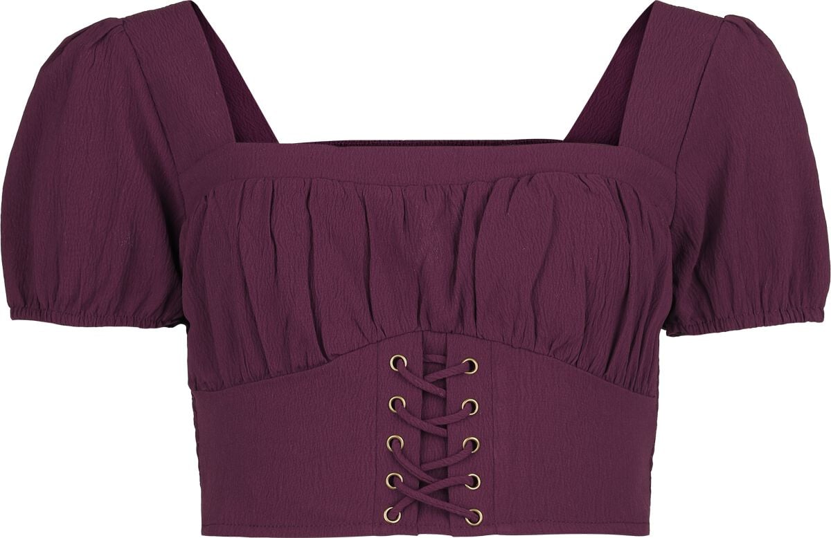 Top Gothic de Killstar - Withered Garden - Wild Petal - Haut - XS à 4XL - pour Femme - violet - Killstar