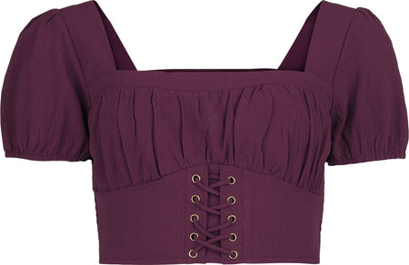 Top Gothic de Killstar - Withered Garden - Wild Petal - Haut - XS à 4XL - pour Femme - violet - Killstar