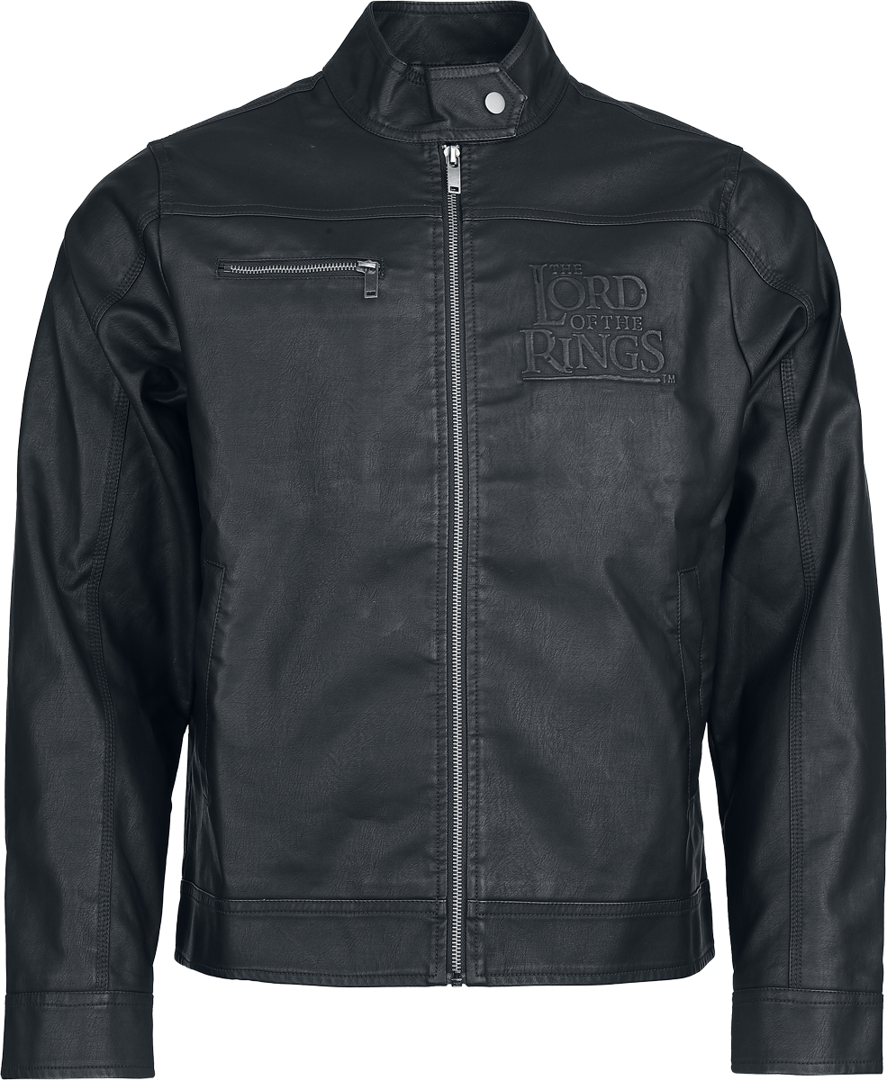 Veste en imitation cuir  de Le Seigneur Des Anneaux - S à XXL - pour Homme - noir - Le Seigneur Des Anneaux - View 2