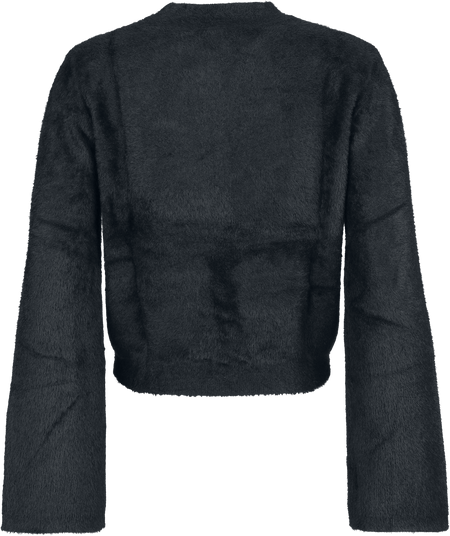 Sweat-shirt Gothic de Killstar - Withered Garden - Grave Bloom - Pull - XS à 4XL - pour Femme - noir/lilas - Killstar - View 2