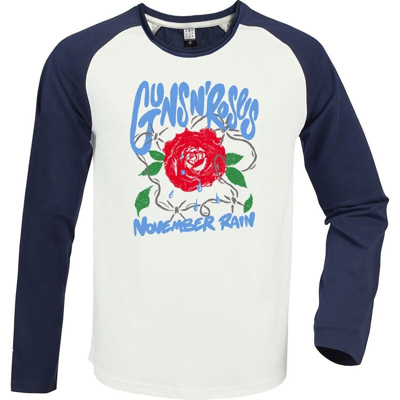 T-shirt manches longues  de Guns N' Roses - Amplified Collection - November Rain - S à 3XL - pour Homme - multicolore - Guns N' Roses