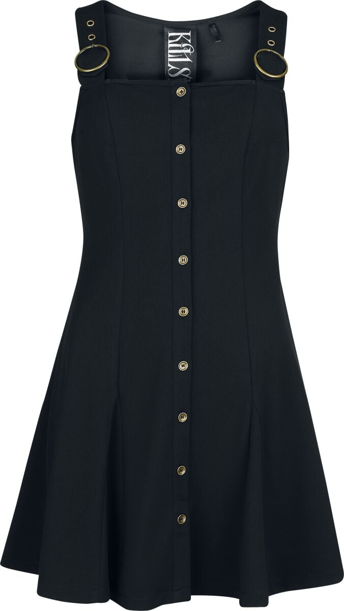 Robe courte Gothic de Killstar - Withered Garden - Silent Grove - Robe Courte - XS à XXL - pour Femme - noir - Killstar