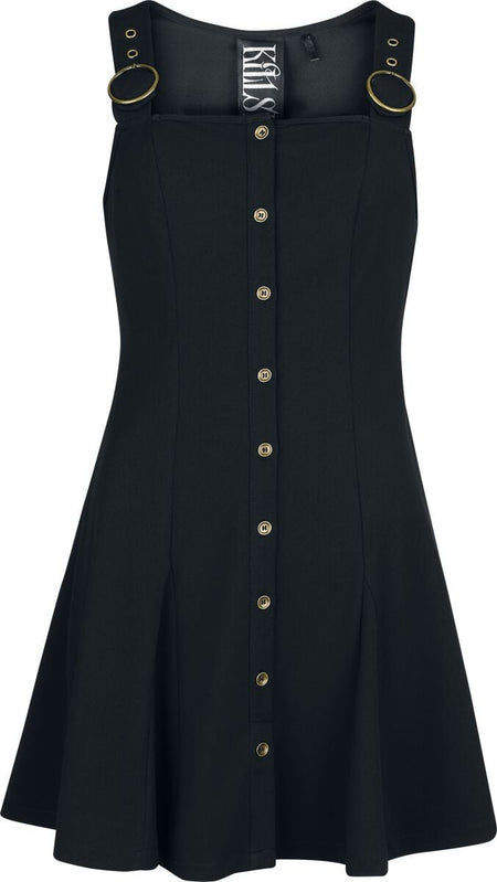 Robe courte Gothic de Killstar - Withered Garden - Silent Grove - Robe Courte - XS à XXL - pour Femme - noir - Killstar