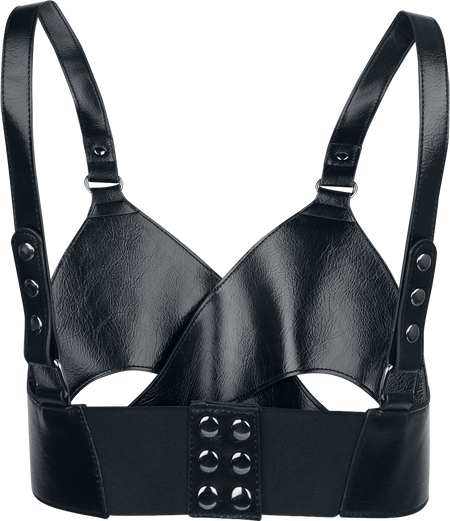 Harnais Gothic de Killstar - Withered Garden - Wyrmwood - Harnais - pour Femme - noir - Killstar - View 2