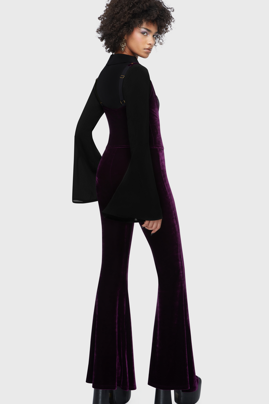 Corset Gothic de Killstar - Beneath The Eclipse - Night Petal - Corset Serre-Taille - XS à 4XL - pour Femme - lilas - Killstar - View 2