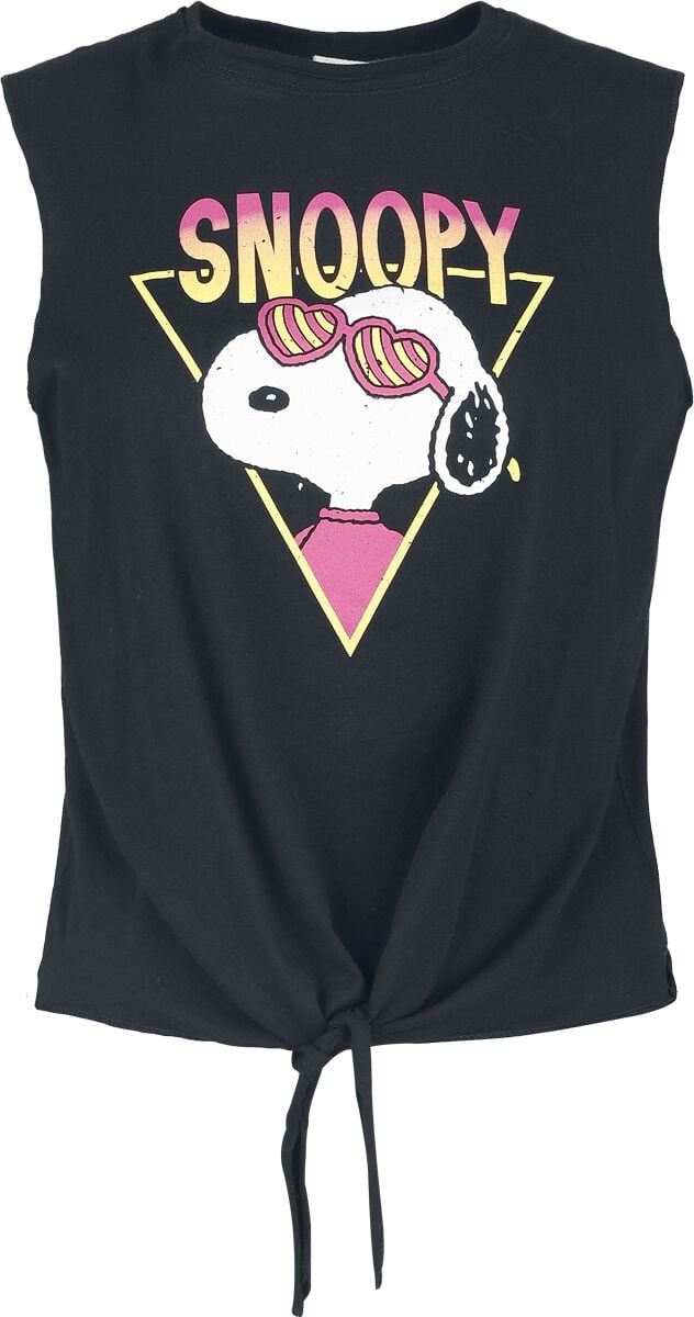 Top  de Snoopy - Snoopy - On Tour - S à 3XL - pour Femme - noir - Snoopy