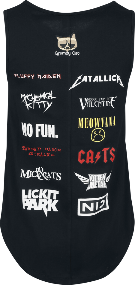 Top  de Grumpy Cat - Everything Sucks - Festival - S à 3XL - pour Femme - noir - Grumpy Cat - View 2
