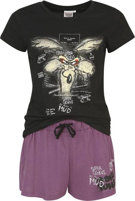 Pyjama  de Looney Tunes - Wile E Coyote - S à XXL - pour Femme - multicolore - Looney Tunes