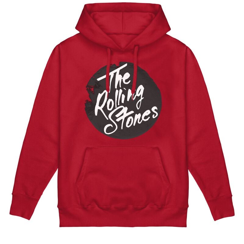 Sweat-shirt à capuche  de The Rolling Stones - Vintage Sticker - S à 3XL - pour Homme - rouge - The Rolling Stones