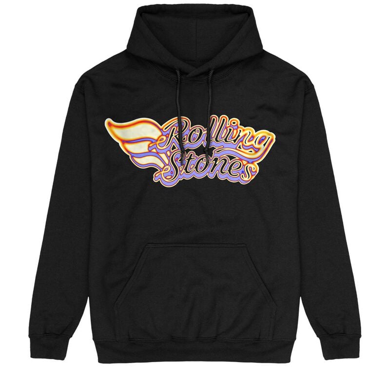 Sweat-shirt à capuche  de The Rolling Stones - Racing Logo - S à 3XL - pour Homme - noir - The Rolling Stones