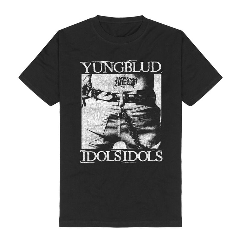 T-Shirt Manches courtes  de Yungblud - Idols Bootleg - S à 3XL - pour Homme - noir - Yungblud