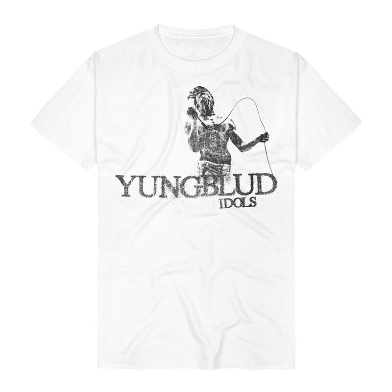 T-Shirt Manches courtes  de Yungblud - Idols Microphone - S à 3XL - pour Homme - blanc - Yungblud